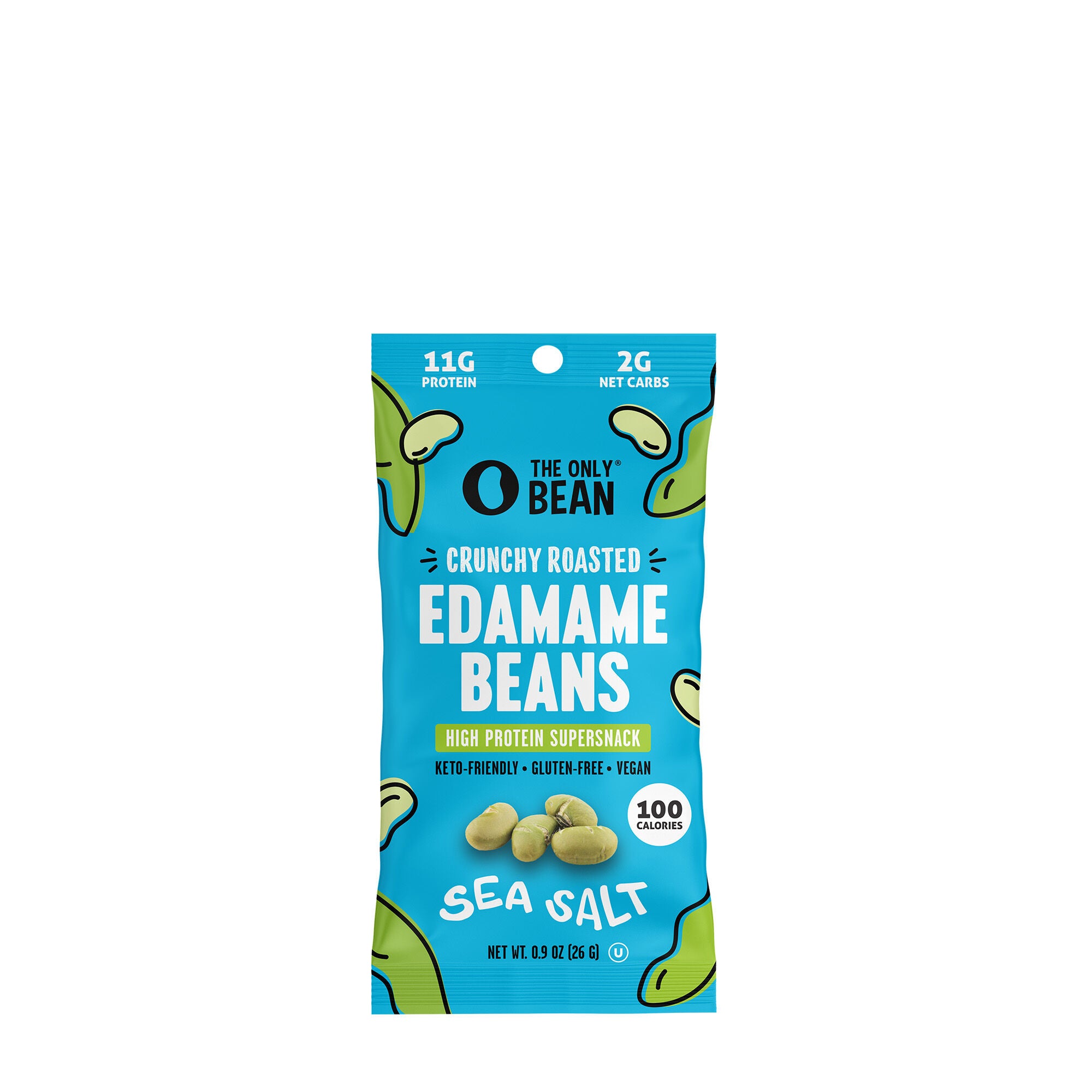 The Only Bean - Crunchy Roasted Edamame Beans - Sea Salt